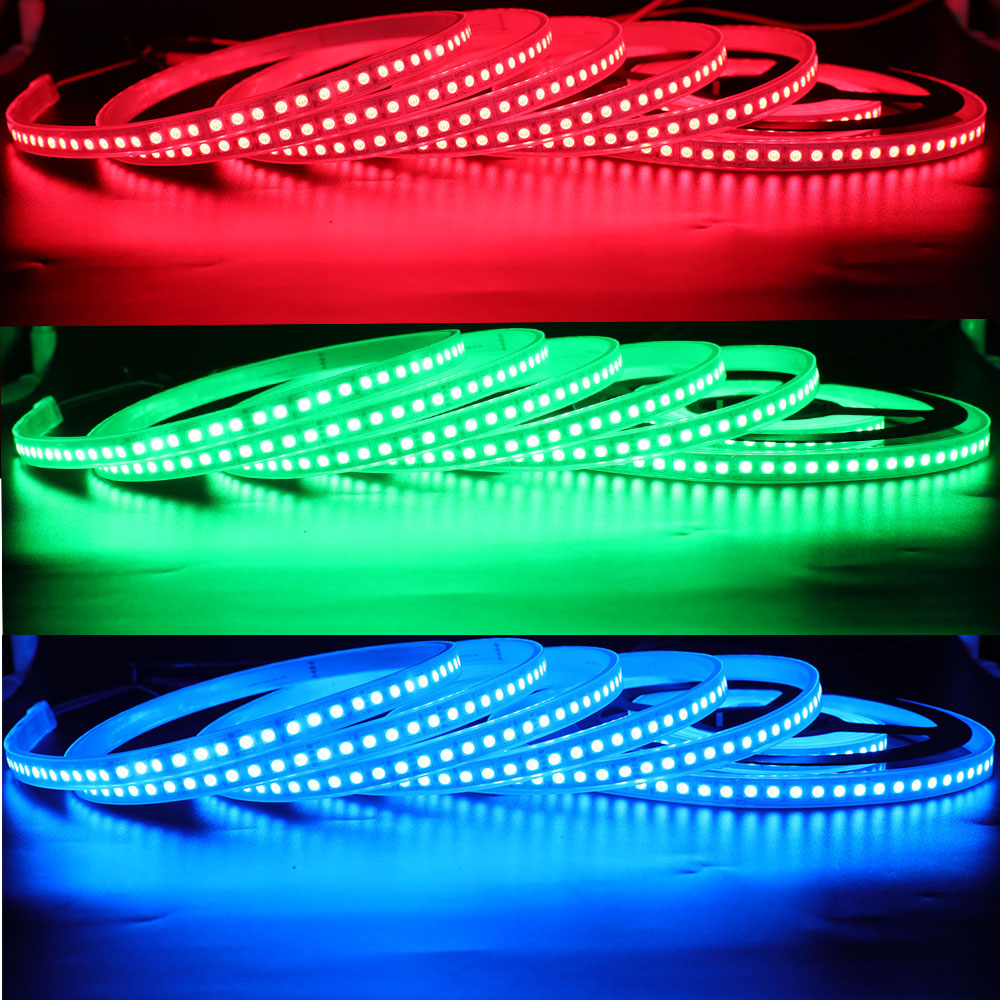 DC12/24V 5050SMD 16.4Ft 600LEDs Color Changing RGB LED Strip Lights DC12/24V 5050SMD 16.4Ft 600LEDs Color Changing RGB LED Strip Lights
